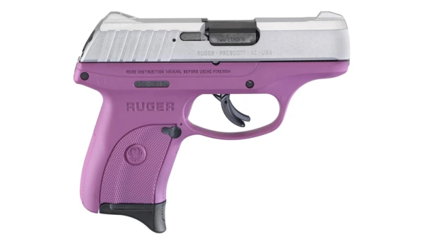 Ruger EC9s 9mm Luger 7rd Magazine 3.12" Barrel Purple Grip