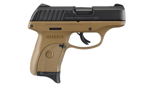 Ruger EC9s 9mm Luger 7rd Magazine 3.12" Barrel FDE Grip