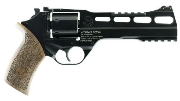 RHINO 9MM REVOLVER 60DS BLK 6 BBL 6RD