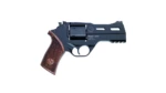 Chiappa 40DS Rhino Handgun .357 Mag 6rd Capacity 4" Barrel Black with Wood Grip and 3 Moon Clips