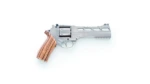 Chiappa Rhino 60DS Handgun .357 Mag 6rd Capacity 6" Barrel Nickel Plated with Wood Grips and 3 Moon Clips