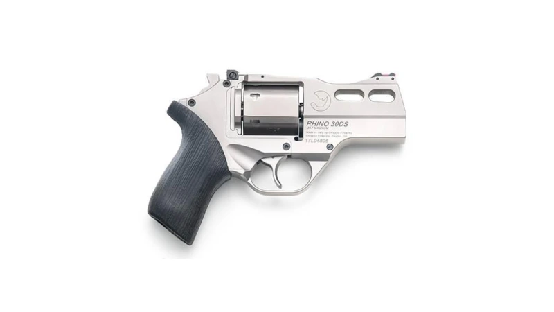 Rhino Revolver 30DS .357 Mag Chrome with 3 moon clips 6 rounds