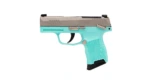 Sig Sauer P365 Robins Egg Blue Handgun .380 ACP 10rd Magazines(2) 3.1" Nickel Slide Optic Ready