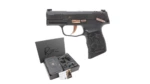 Sig Sauer P365-380 Rose Handgun .380 Auto 10rd Magazines (2) 3.1" Barrel Black with Rose Kit(Vaultek Safe)