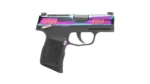 Sig Sauer P365X Handgun 9mm Luger 12rd Magazines (2) 3.1" Barrel Rainbow Titanium Slide with Black Frame