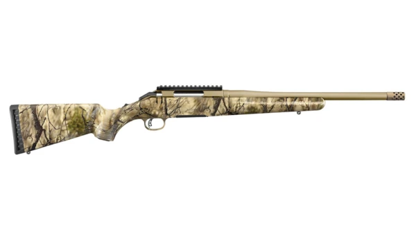 Ruger Compact American Rifle .243 Win 4rd Capacity 16.1" Barrel GO WILD Camo Stock