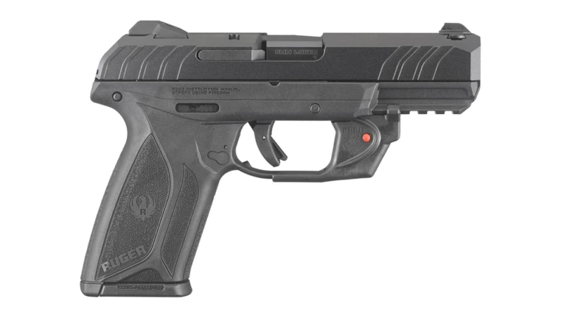 Ruger Security-9 with Viridian Laser 9mm Luger 15rd Magazine 4" Barrel Black