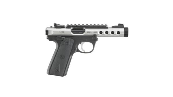 Ruger Mark IV 22/45 Lite Handgun .22 LR 10rd Magazines 4.40" Threaded Barrel Clear Anodized Finish