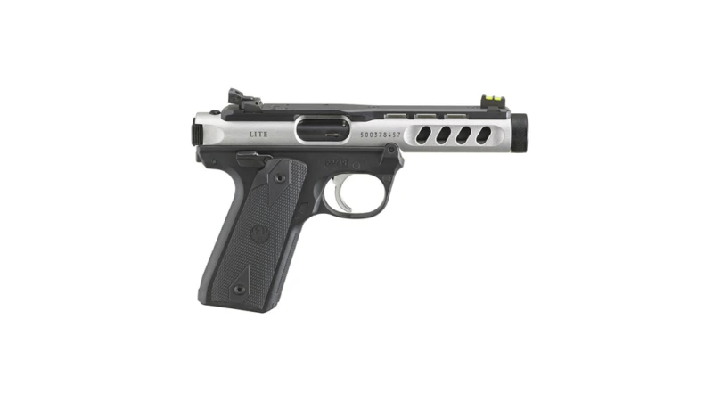 Ruger Mark IV 22/45 Lite Handgun .22 LR 10rd Magazines(2) 4.4" Threaded Barrel Shield RMS Mount