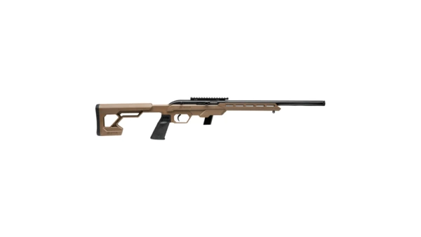 Savage Arms 64 Precision Rifle 22LR 20rd Magazine 16.5" Threaded Barrel FDE with Picatinny Rail