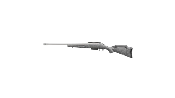 Ruger American Rifle Gen II 450 Bushmaster 3rd Magazine 20" Threaded Barrel Gray Splatter Stock