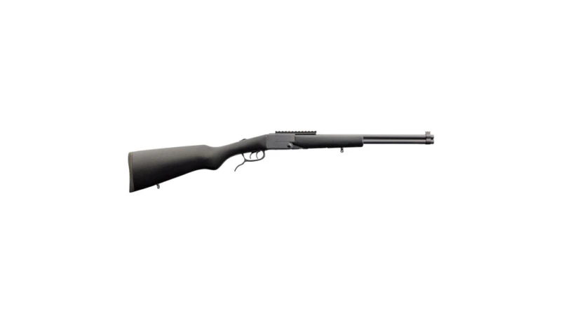 Chiappa DOUBLE BADGER DARK FOLDING SHOTGUN/RIFLE Matt Blued 20in BBL