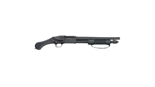 Mossberg 590 Shockwave Laser Saddle Shotgun 20 ga 3" Chamber 5rd Magazine 14.375" Barrel Black