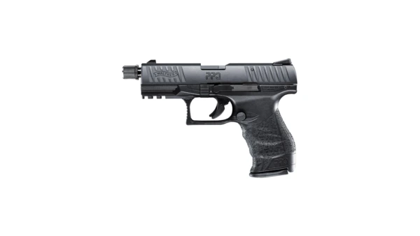 Walther Arms PPQ 22 SD Handgun .22 LR 12/rd Magazine 4" Threaded Barrel Black