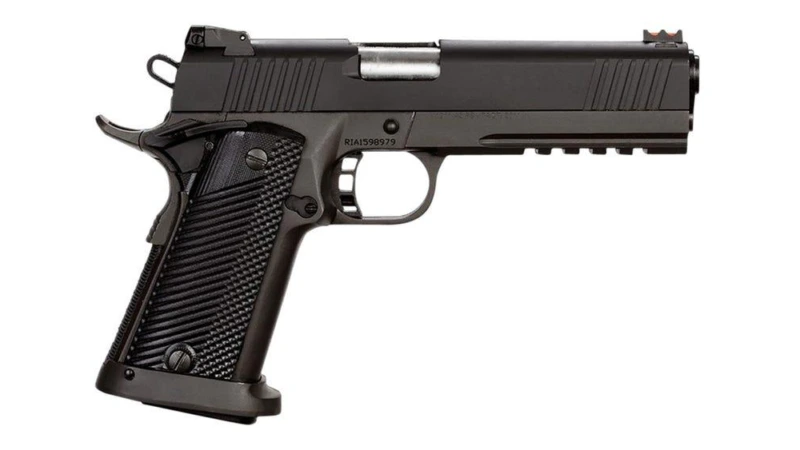RI Armscor M1911-A2 FS Tac 2011 Handgun 45 Auto 14rd Magazine 5" Barrel Parkerized G10 Grips