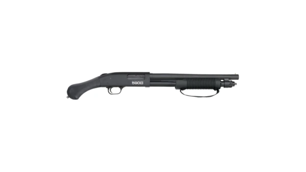 Mossberg 590s Shockwave Shotgun 12 ga 3" Chamber 854rd Magazine 14.375" Barrel Black Strapped Forend
