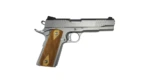 Rock Island Armory Rock 1911 Full Size Handgun 10mm 8rd Magazine 5" Barrel Stainless Steel with Wood Grip