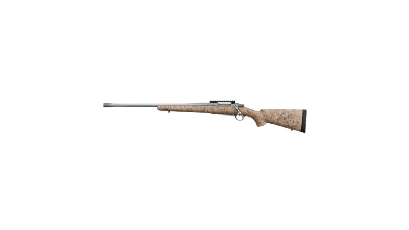 Ruger Hawkeye FTW Hunter Left Handed Rifle 6.5 PRC 4rd Magazine 24" Barrel Tan and Black Speckled
