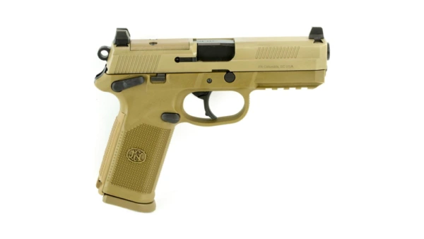 FN FNX-45 Tactical Handgun .45 ACP 10rd Magazines(2) 5.3" Barrel FDE Night Sights