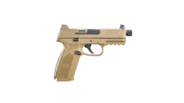 FN 509 Tactical Handgun 9mm Luger 10rd Magazines (2) 4.5" Threaded Barrel FDE NMS