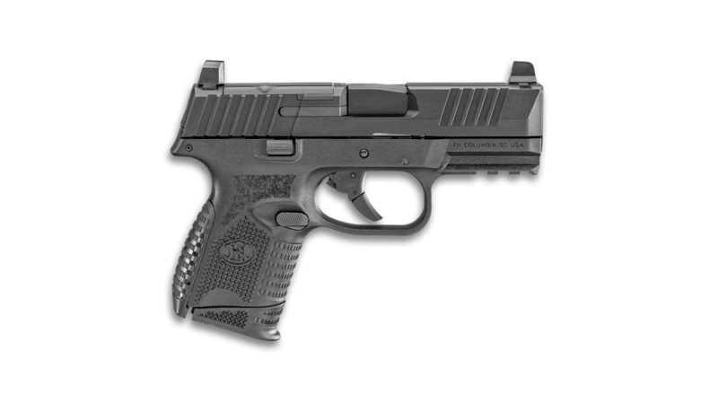 FN 509 Compact MRD Handgun 9mm Luger 10rd Magazines (2) 3.7" Barrel Black NMS
