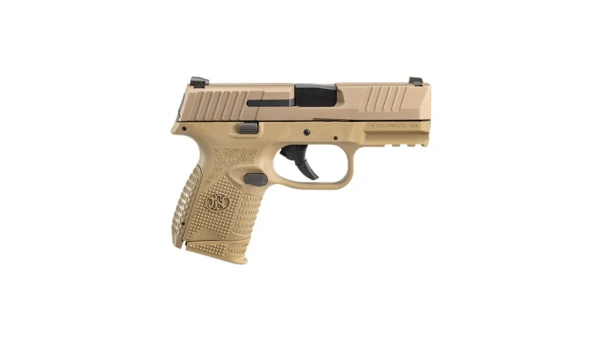 FN 509 Compact Handgun 9mm Luger 10rd Magazines (2) 3.7" Barrel FDE NMS