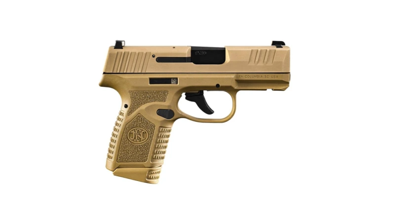 FN USA Reflex Handgun 9mm Luger 11rd & 15rd Magazines (2) 3.3" Barrel FDE Night Sights NMS