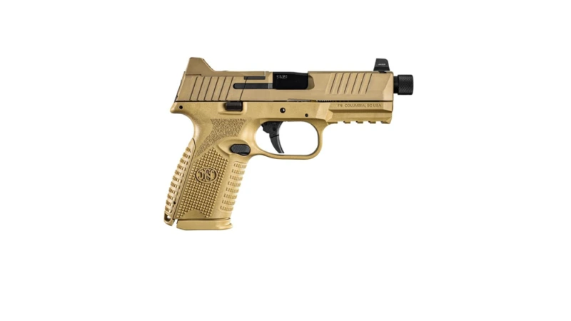 FN 509M Tactical Bundle Handgun 9mm Luger 10rd (5) Magazines 4.5" Threaded Barrel FDE Optics Ready