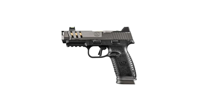 FN 509 CC Edge XL Handgun 9mm Luger 10rd Magazines(3) 4.2" Barrel Compensator Black/Gray
