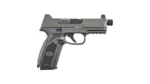 66-101829_1 FN 509 Tactical Handgun 9mm Luger 17rd(1)&24rd(4) Magazines 4.5" Threaded Barrel Tungsten Gray Finish