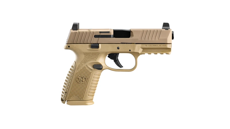 FN 509 Midsize MRD Handgun 9mm Luger 15rd Magazines (2) 4" Barrel FDE NMS with Holosun Red Dot