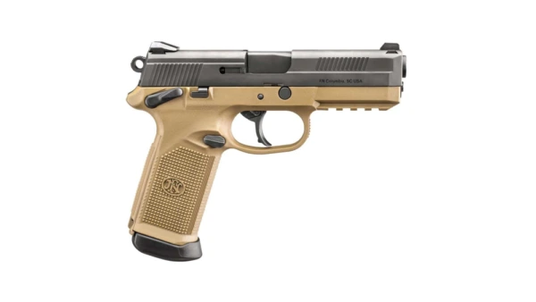 FN FNX-45 Handgun .45 ACP 10rd Magazines (2) 4.5" Barrel FDE with Black Slide