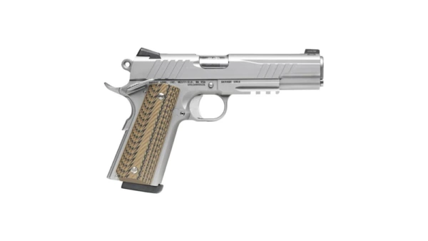 Savage 1911 Gov't Style Handgun 9mm Luger 10rd Magazines (2) 5" Barrel Stainless Steel with Rail