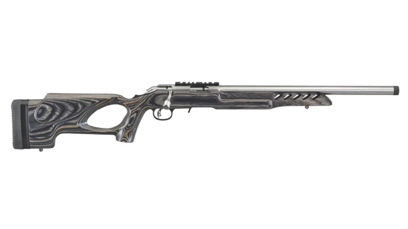 Ruger American Rimfire Target Rifle 22LR 10 rd Magazine 18" Barrel Black Laminate with Thumbhole Stock