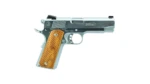 TriStar Pistol Amer Classic Commander 1911 Handgun 45 ACP 8/rd Magazine 4.25" Barrel Silver with Wood Barrel