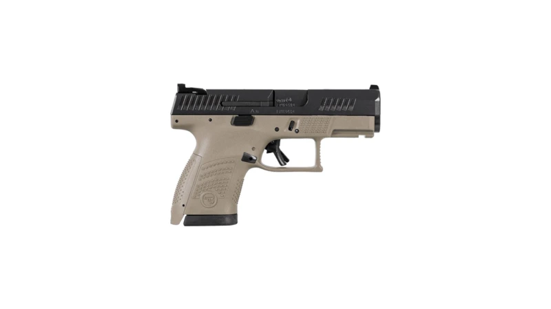 CZ P10 SubCompact Handgun 9mm Luger 12/rd 3.5" Barrel FDE Fixed Sights