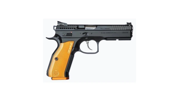 CZ Shadow 2 Competition Handgun 9mm Luger 17rd Magazine 4.89" Barrel Orange Aluminum Grips