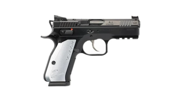 CZ 75 Shadow 2 Compact Optic Ready Handgun 9mm Luger 15rd Magazines(2) 4" Barrel Aluminum Grips