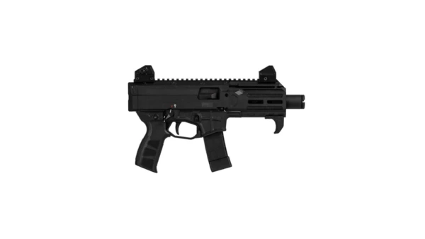 CZ Scorpion 3 Plus Micro Pistol 9mm Luger 20rd Magazine 4.2" Threaded Barrel Black Stock w/QD Sling Rear Mount