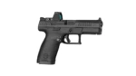 91536_1 CZ USA P-10 C Handgun 9mm Luger 15rd Magazine 4" Barrel Black Optic Ready Fixed Sights
