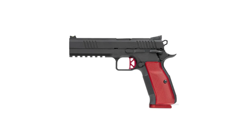 Dan Wesson DWX Red Handgun 9mm Luger 19rd Magazine 4.95" Barrel Ambi Thumb safety