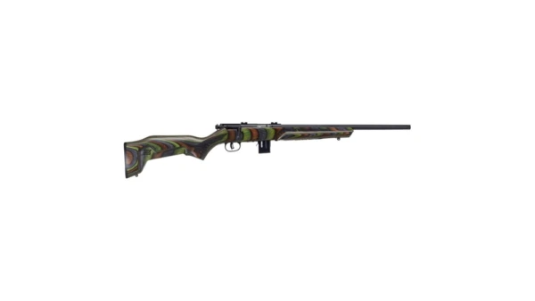 Savage Arms 93R17 Minimalist Green Rifle 17 HMR 10/rd Magazine 18" Barrel Green Wood