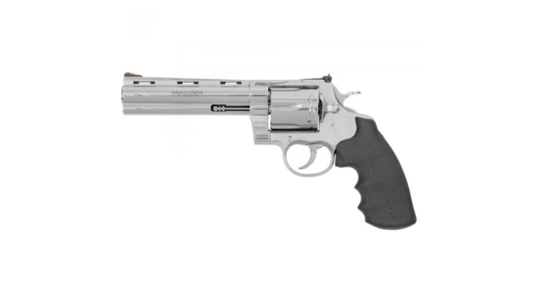 Colt Anaconda Handgun .44 Rem Mag 6rd Capacity 6" Barrel Stainless Frame Black Grips