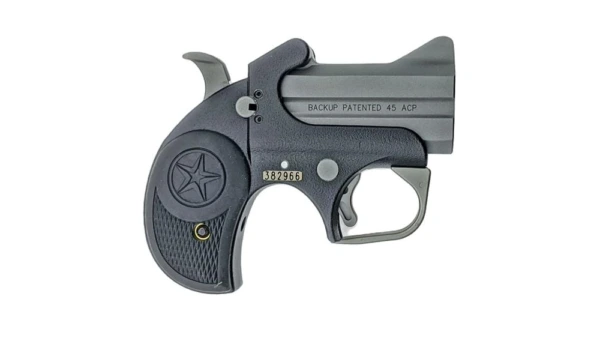 Bond Arms Backup Handgun 9mm Luger 2rd Capacity 2.5" Barrel Silver with Black Grip