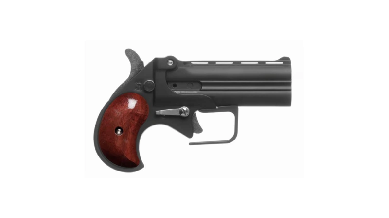 Old West Firearms Big Bore Guardian Handgun 9mm Luger 2rd Capacity 3.5" Barrel Black with Rosewood Grips