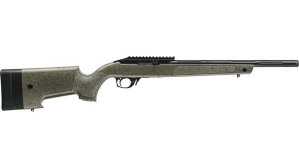 Bergara BXR Rimfire Rifle .22 LR 10rd Magazine 16.50" 4140 CrMo Fluted Barrel Green/Black Stock