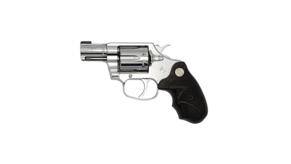 Colt Bright Cobra Handgun .38 Spl(+P) 6rd Capacity 2" Barrel Polished Stainless Finish Walnut Grips