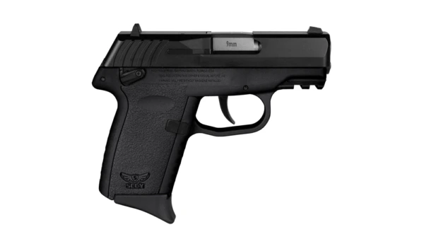 SCCY CPX-1 Handgun 9mm Luger 10rd Magazine 3.1" Barrel External Safety Only Black Slide/Black Frame