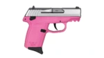SCCY CPX-1 Handgun 9mm Luger 10rd Magazine 3.1" Barrel External Safety Only Stainless Slide/Pink Frame