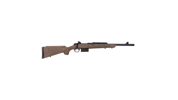 CVA Cascade SR-80 Rifle .308 Win 5rd Magazine 18" 5/8x24 Threaded Barrel FDE with Black Web